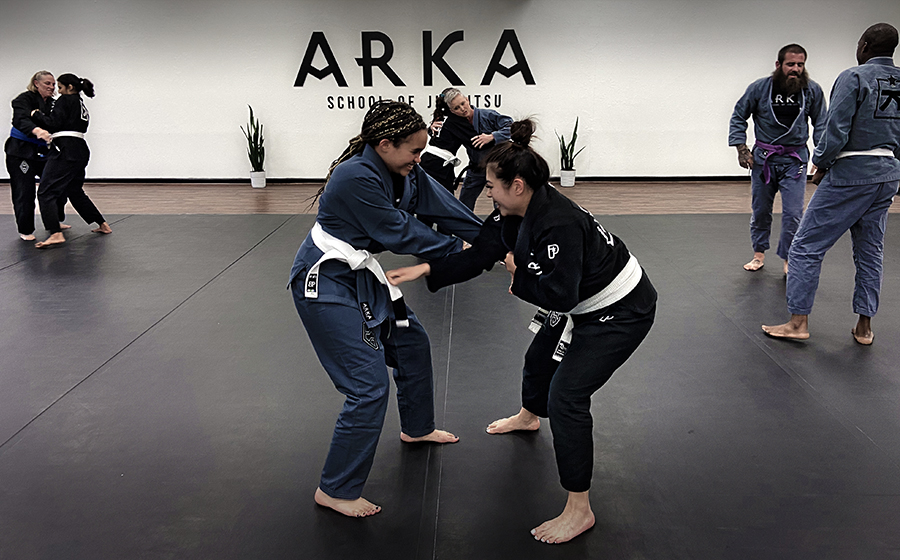 Women's Empowerment: Empowered women in jiu-jitsu class