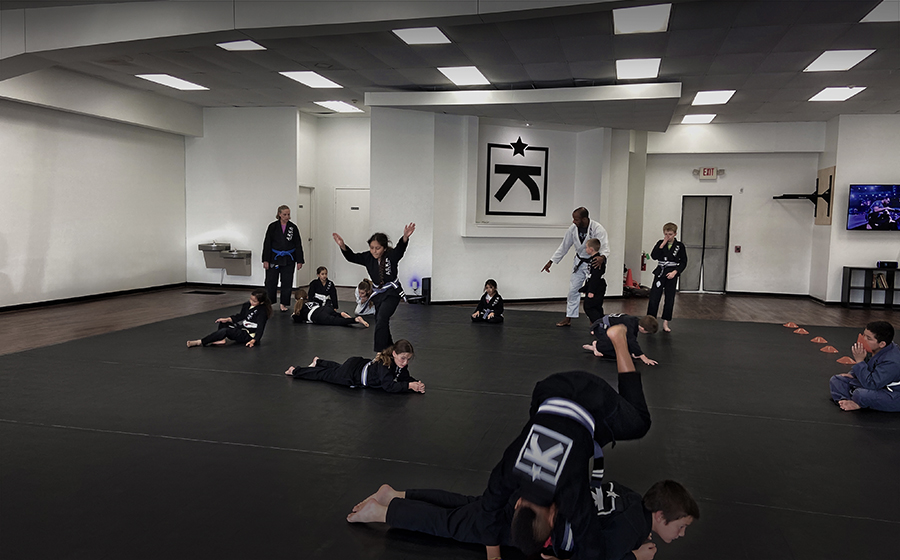 Youth jiu-jitsu: Youth jiu-jitsu training at ARKA